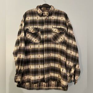 Men's Plaid Casual Button Down Shirt